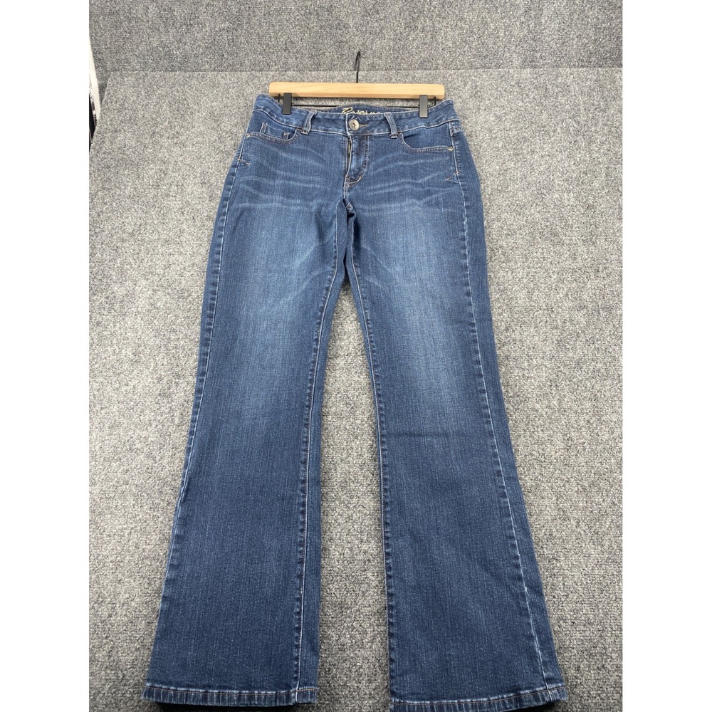 Reserve by Lee Bootcut Jeans Womens 12M Blue Denim Stretch Mid Rise Casual Pants